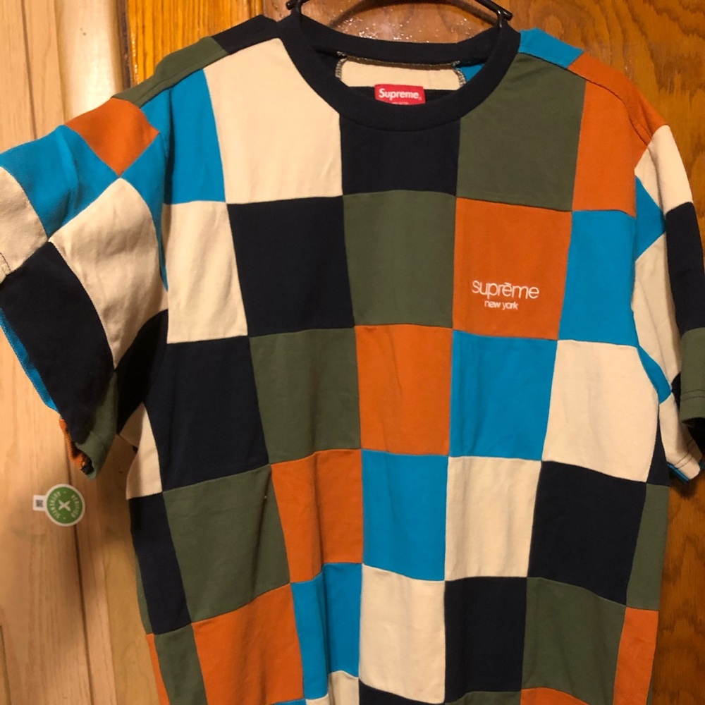 Supreme Checkered Palette Patchwork-Shirt